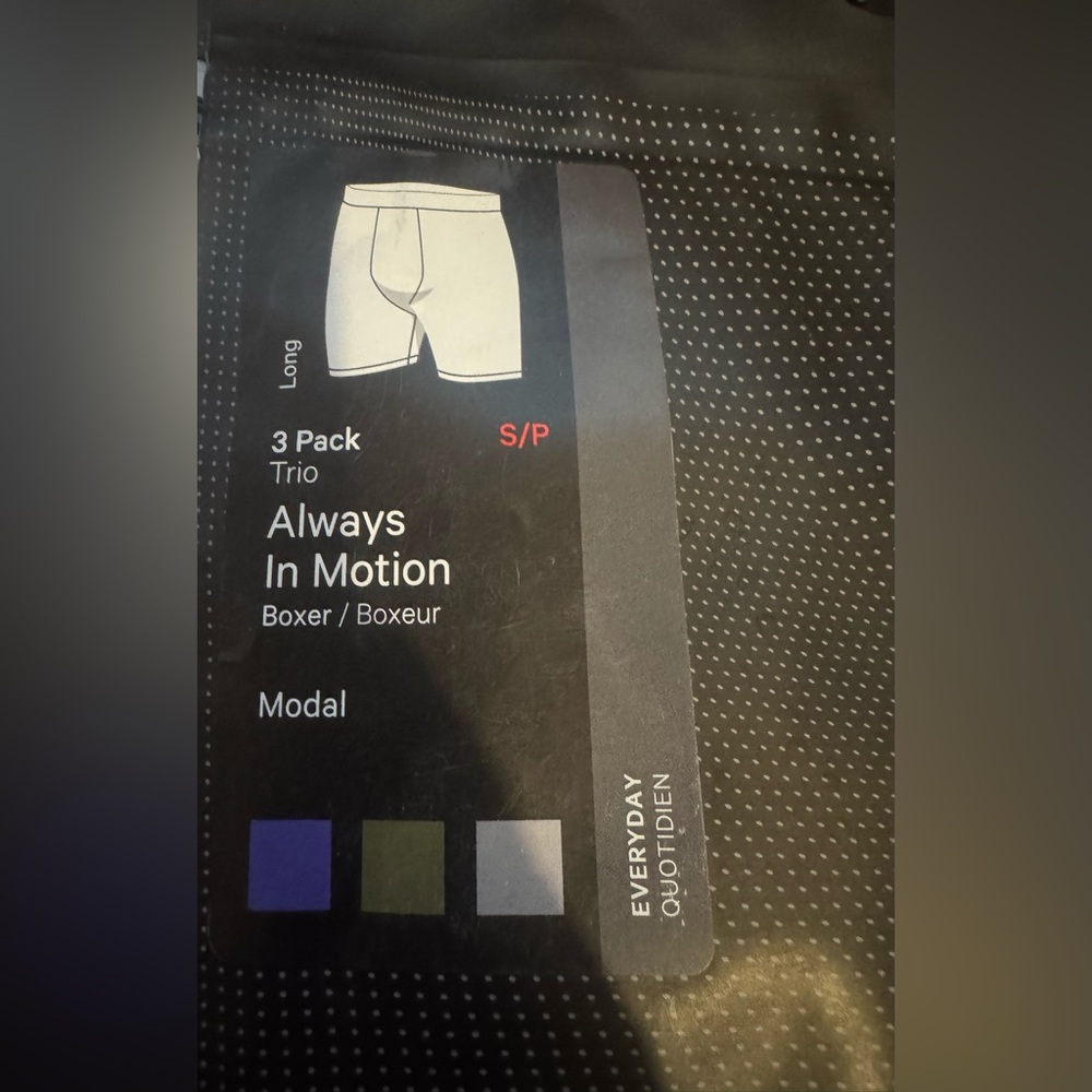 Lululemon Always In Motion Long Boxer 7" 3 Pack
BNWT
